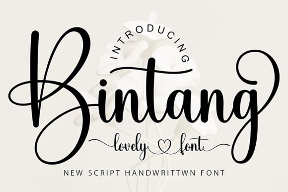 Bintang Font: Elevating Designs with Handwritten Elegance