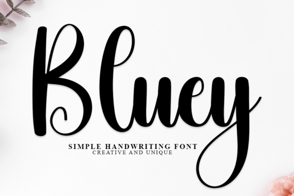 Bluey: A Handwritten Font for Modern Design