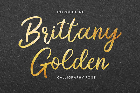 Brittany Golden: A Versatile Handwritten Font for Modern Design