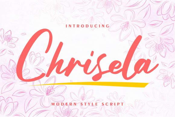 Chrisela: A Handwritten Font for Modern Design