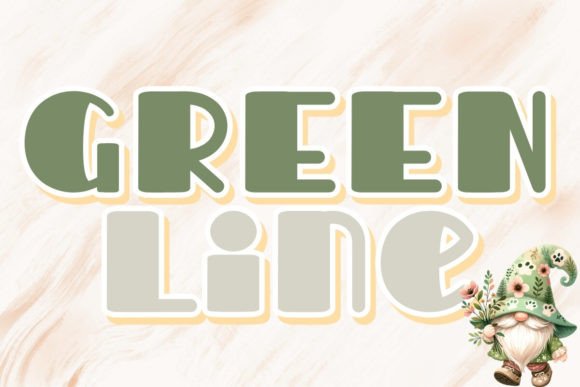 Embrace Elegance with GREEN Line: Your Gateway to Beautiful, Cute Handwritten Fonts