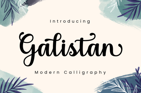 Galistan: A Bold Handwritten Font for Dynamic Design