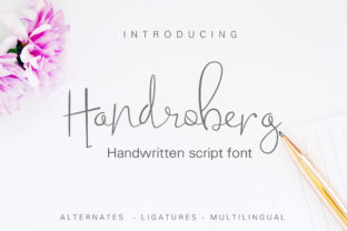 Handroberg: Elevate Your Design with Authentic Script