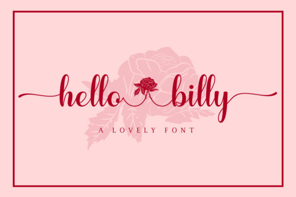 Hello Billy: The Modern Handwritten Font for Elegant Design