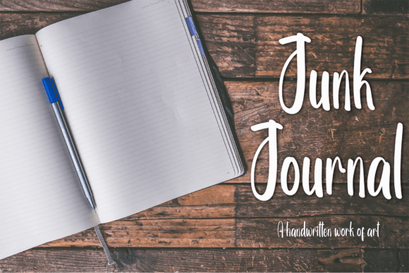 Junk Journal: A Playful Font for Modern Design