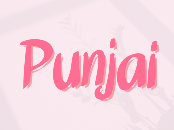 Punjai: A Handwritten Font That Radiates Joy
