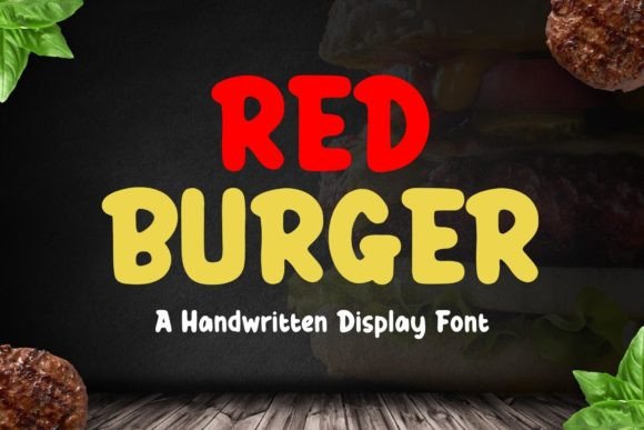 Red Burger: A Handwritten Font for Authentic Branding