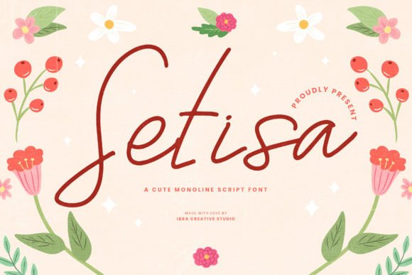 Setisa: The Charming Monoline Script for Modern Design